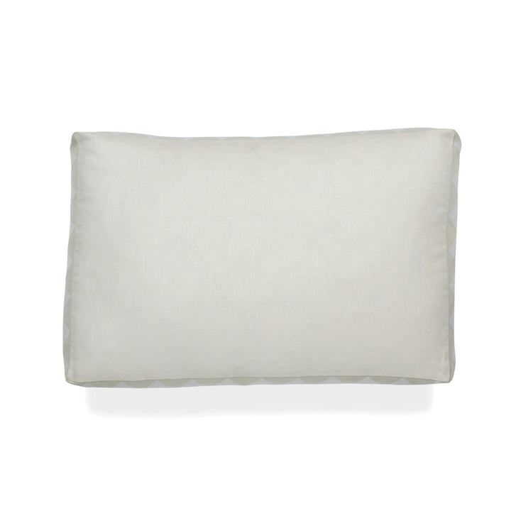Boxy Desert Sage Linen Lumbar Cushion