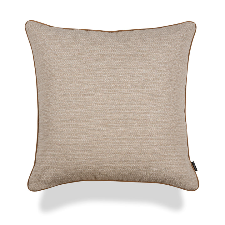 Luxury outdoor boucle 60cm cushion by Nathan + Jac.