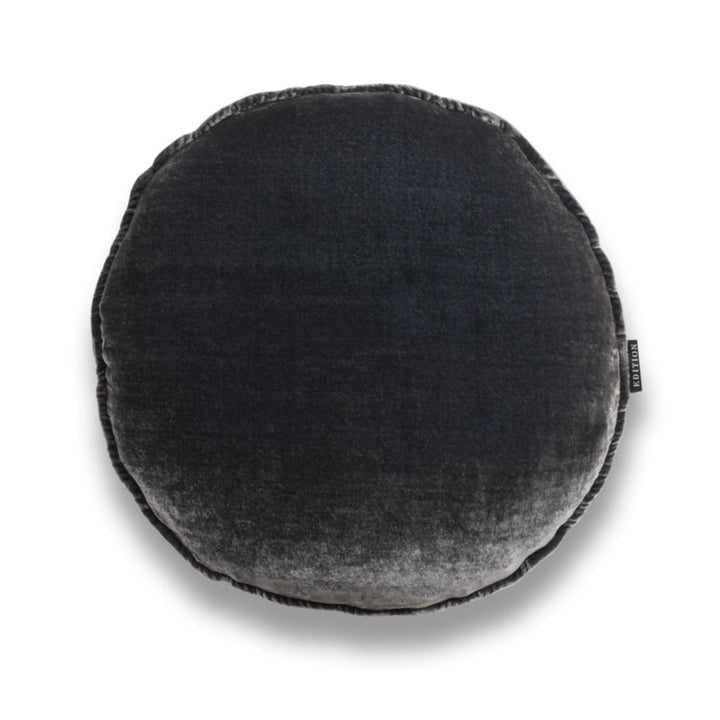 Elton Round Silk Velvet Luxury Cushion
