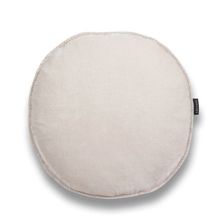 Pearl Round Luxury Silk Velvet Cushion