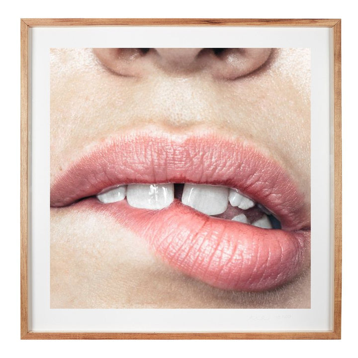 Lips Print - 'Bite' by Nastia Nathan + Jac
