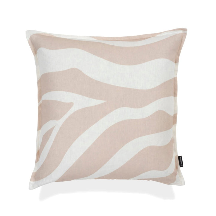 100% Belgian linen, available in 50x50cm. punchy new zebra-inspired print in three colourways.